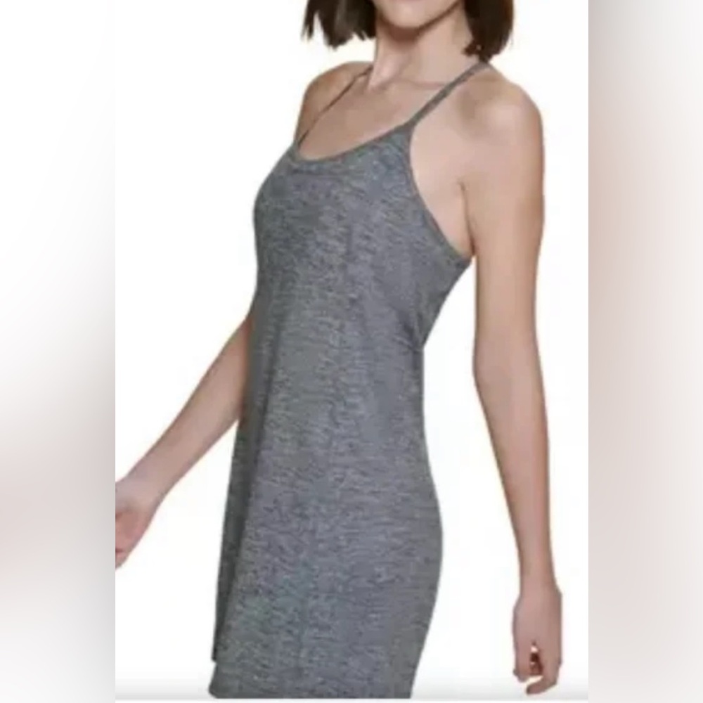 Calvin Klein Performance Grey Racing back Dress. Size XL . NWOT
